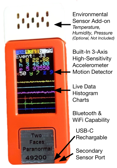 SPIRIT VIBRATION DETECTOR! Tap / Knock Geophone Paranormal Spirit Ghost Hunting Device For
